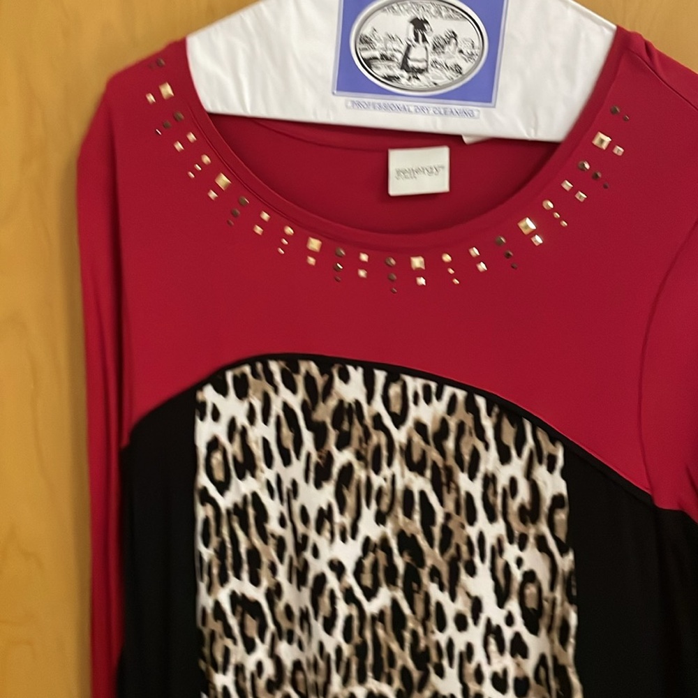 Leopard Tunic Top - Picture 2 of 5